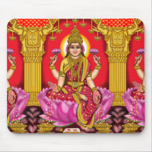 Goddess Lakshmi Mouse Pad Musmatta