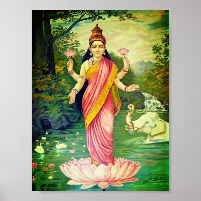 Goddess Lakshmi Poster (Framsidan)