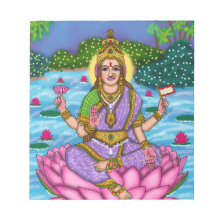 Goddess Lakshmi Stationery Anteckningsblock
