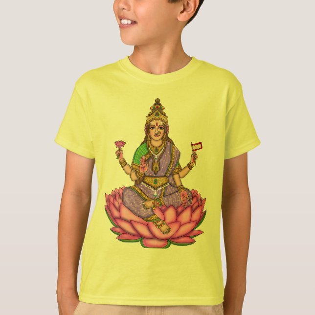 Goddess Lakshmi T-Shirt (Framsida)