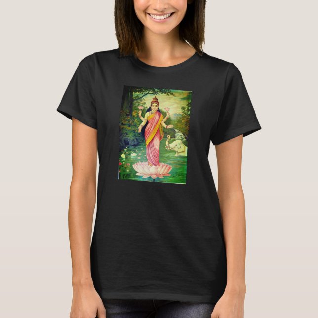 Goddess Lakshmi T-Shirt (Framsida)