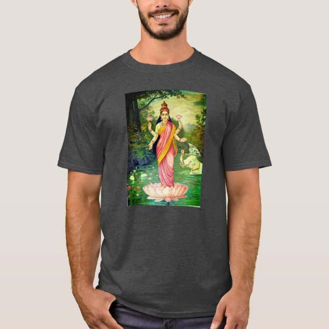 Goddess Lakshmi T Shirt (Framsida)