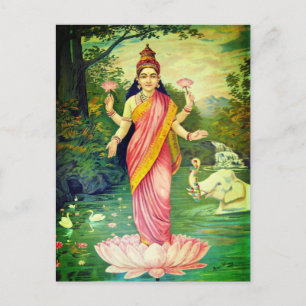 Goddess Lakshmi Vykort