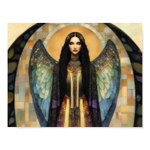 Goddess Lilith Mörk Rainbow Mosaic Painting
