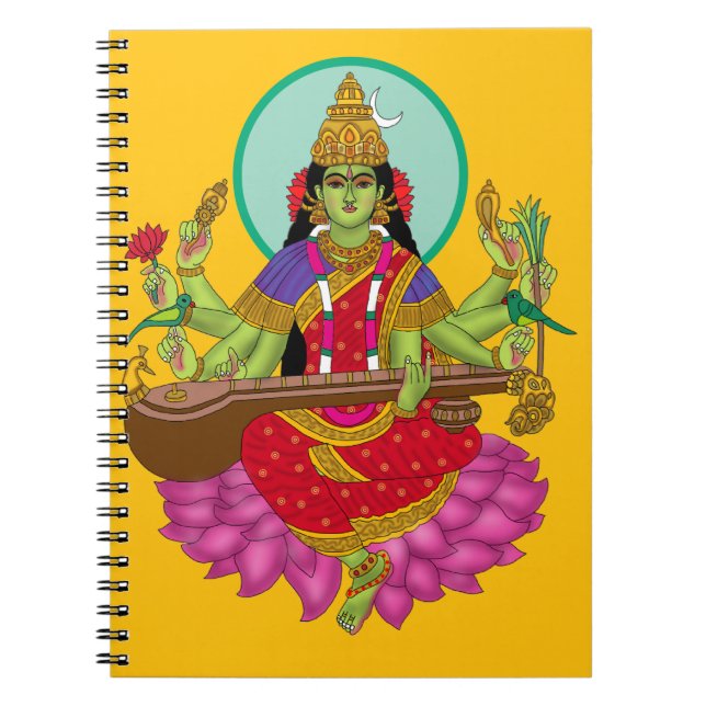 Goddess Matangi  Anteckningsbok (Framsidan)