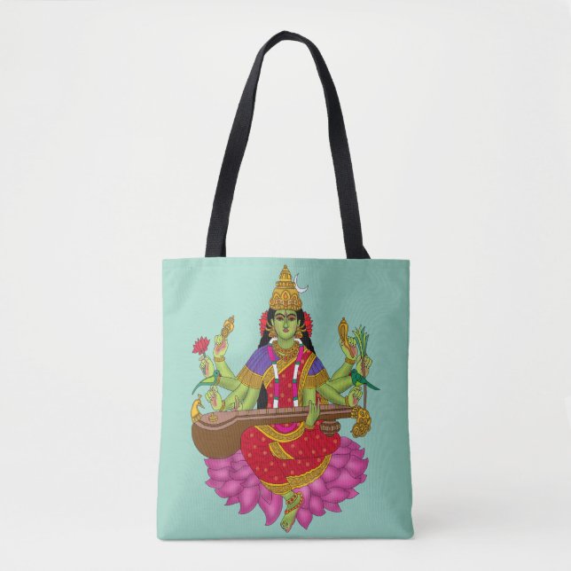 Goddess Matangi Tote Bag Tygkasse (Framsida)