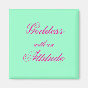 Goddess med Attitude Magnet
