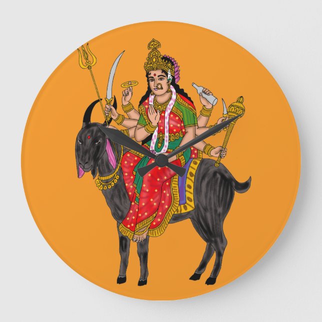Goddess Meldi Wall Clock Stor Klocka (Framsida)