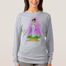 Goddess Moderskap T-Shirt (Brown Hair)