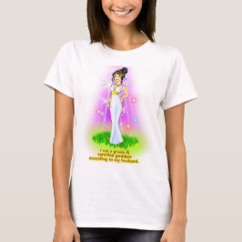 Goddess Moderskap T-Shirt (Svart Hair)