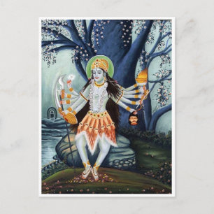 GODDESS MORSA KALI BEAUTIFUL DIKT VYKORT