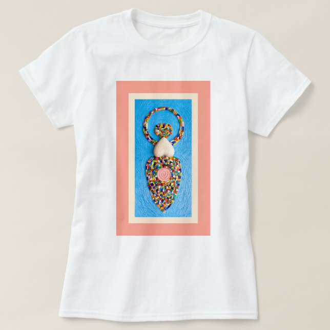 Goddess Mosaic T Shirt (Design framsida)