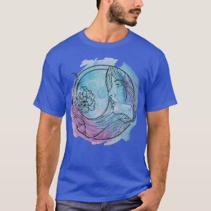 Goddess på Watercolor Kärlek T Shirt
