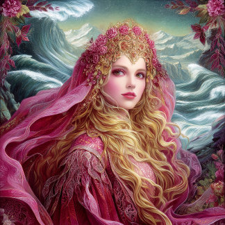 Goddess Queen Fantasy Art Poster