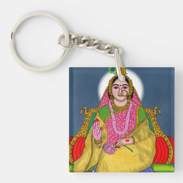 Goddess Radha Keychain (Framsidan)