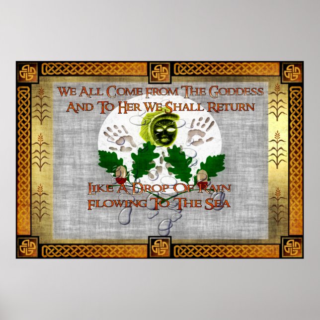 Goddess Sång Poster (Framsidan)