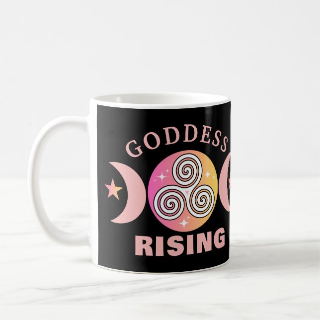 Goddess Stigning Mugg - Rosa & Orange Magic (Vänster)