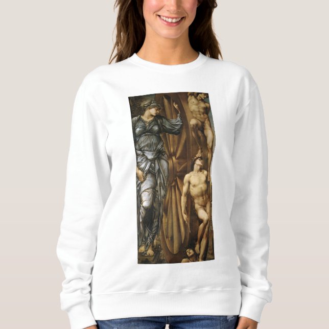 Goddess turning av Fortune (Burne-Jones) T Shirt (Framsida)