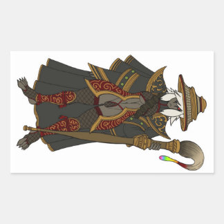 Goddess Vaznev Rektangulärt Klistermärke