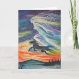Goddess vid Glastonbury Card Kort