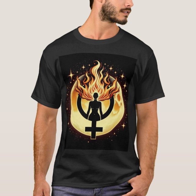 Goddess Woman T Shirt (Framsida)