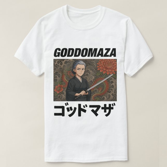 GODDOMAZA ANIME TEE (Design framsida)