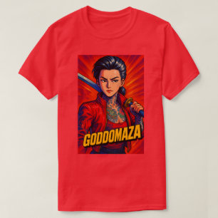 GODDOMAZA BAD A BIKER T SHIRT