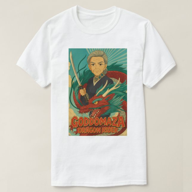 GODDOMAZA DRAGON RIDER 2 T SHIRT (Design framsida)