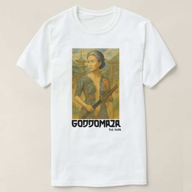 GODDOMAZA EDO ERA CONQUEROR T SHIRT (Design framsida)