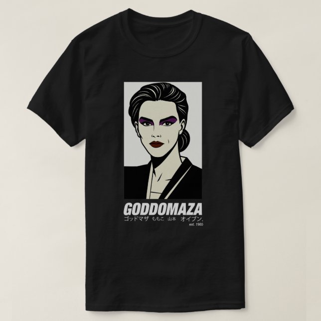 GODDOMAZA EST. 1985 PT. 1 MANAR BLACK TEE (Design framsida)