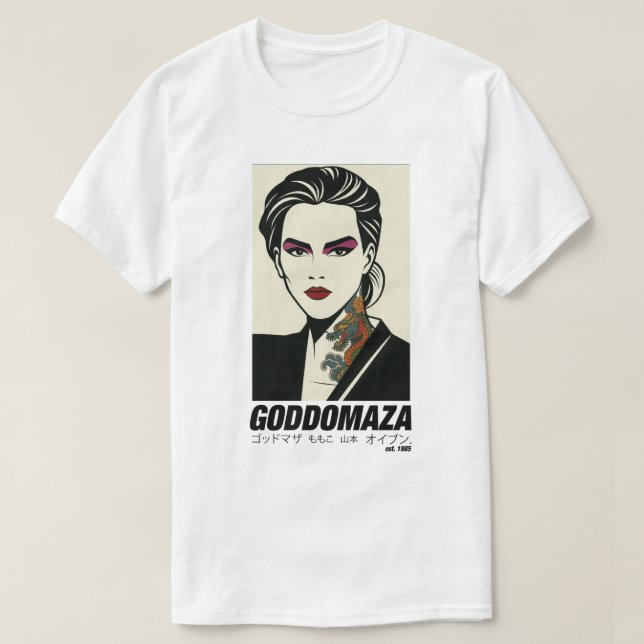 GODDOMAZA ÖSTER 1985 PT. 2 MANAR WHITE TEE (Design framsida)