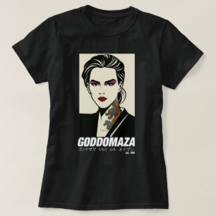 GODDOMAZA ÖSTER. 1985 PT. 2 WOMEN BLACK TEE