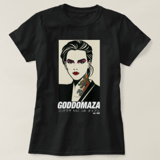 GODDOMAZA ÖSTER. 1985 PT. 2 WOMEN BLACK TEE