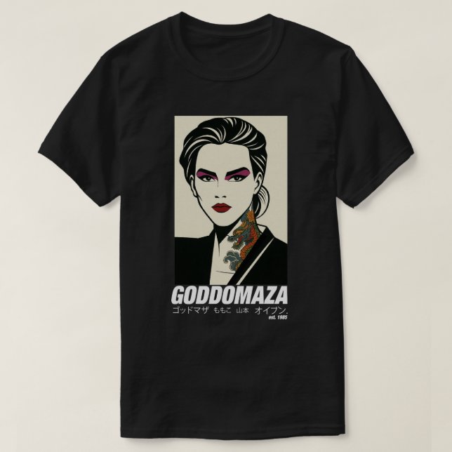 GODDOMAZA ÖSTER. 2 BLACK MANAR TEE (Design framsida)