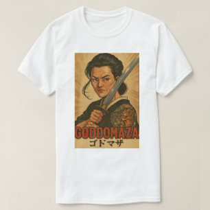 GODDOMAZA SAMURAI MOVIE POSTER 2 T SHIRT