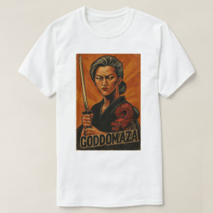 GODDOMAZA SAMURAI MOVIE POSTER 3 TEE