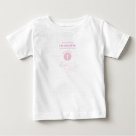 Goddotter Baptism Rosa Child of God Personlig T Shirt