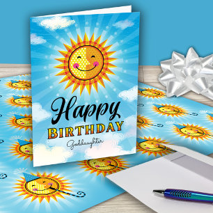 Goddotter Cute Birthday Card Kort