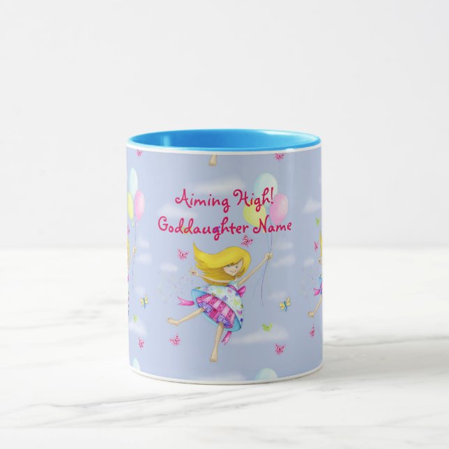 Goddotter Gift Girly Motivational Personlig Mugg (Center)