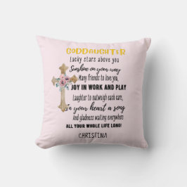 Goddotter Gift Motivational Encouragement NAMED Kudde