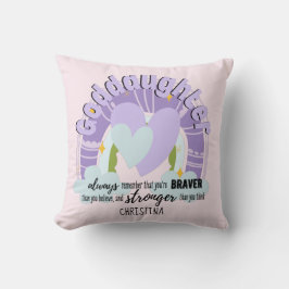 Goddotter Gift Motivational Encouragement NAMED Kudde