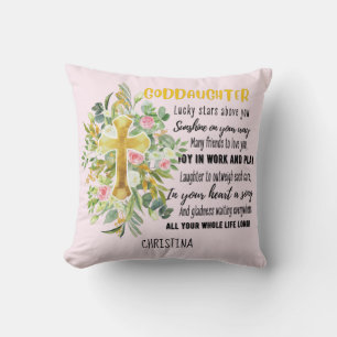 Goddotter Gift Motivational Encouragement NAMED Kudde