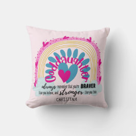 Goddotter Gift Motivational Encouragement NAMED Kudde