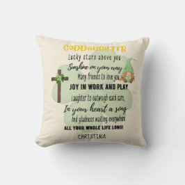 Goddotter Gift Motivational Encouragement NAMED Kudde