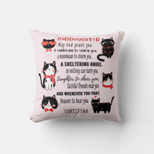 Goddotter Gift Motivational Encouragement NAMED Kudde