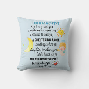 Goddotter Gift Motivational Encouragement NAMED Kudde