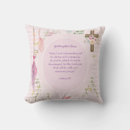 Goddotter Gift Motivational Encouragement NAMED Kudde