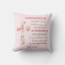 Goddotter Gift Motivational Encouragement NAMED Kudde