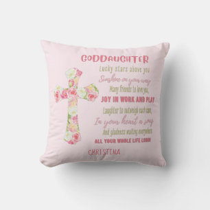 Goddotter Gift Motivational Encouragement NAMED Kudde