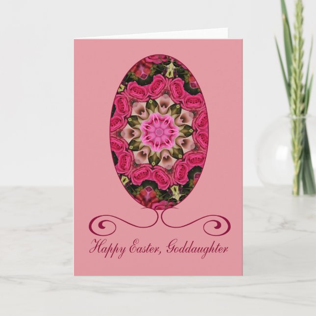 Goddotter Glad påsk Helgkort (Framsida)